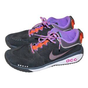 Nike ACG Dog Mountain Hyper Hiking Men Shoes Size 9 US purple & Black outdoor